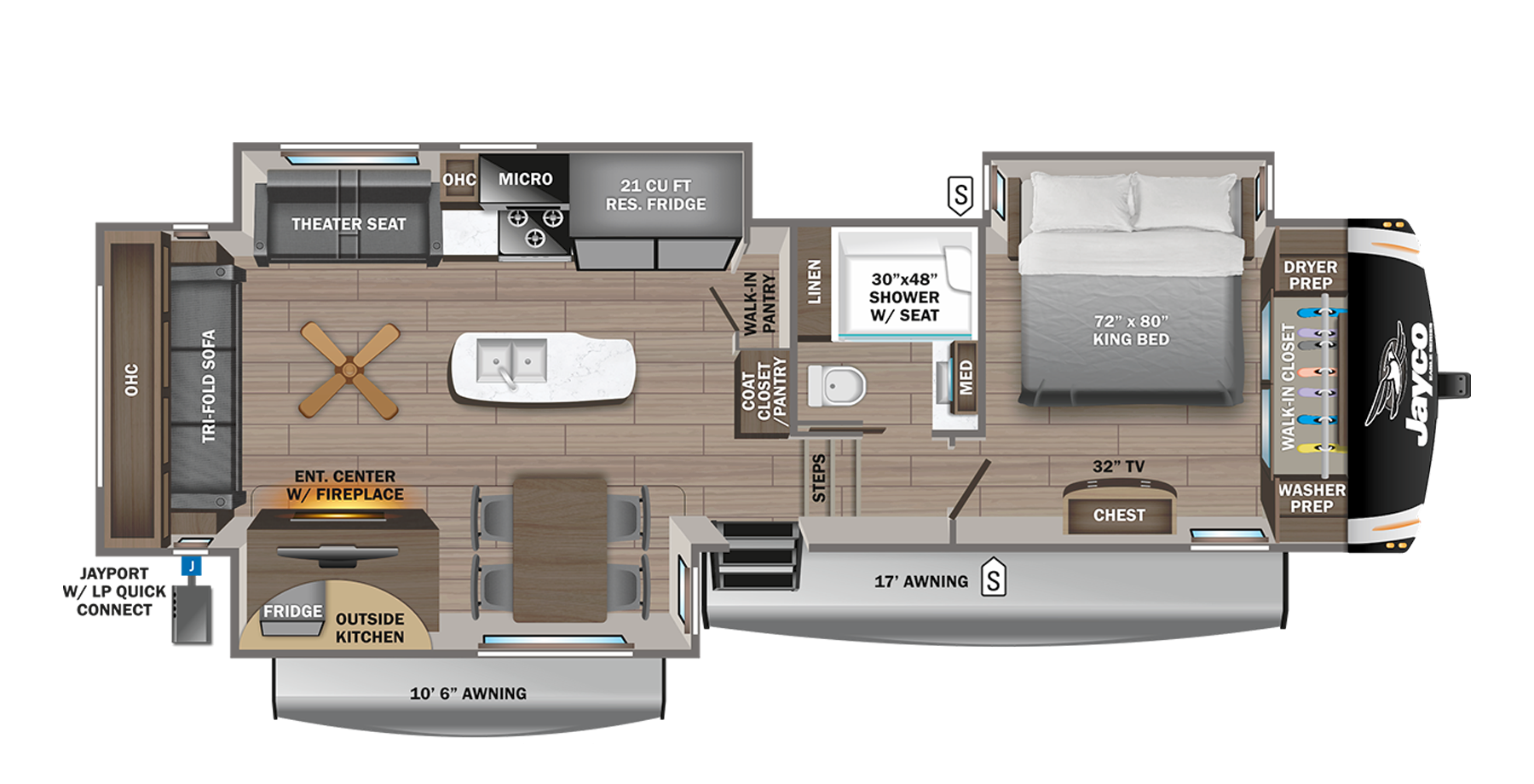 10142 2024 JAYCO EAGLE 317RLOK FB